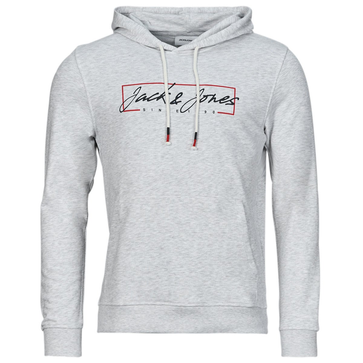 Jack & Jones  JJZURI SWEAT HOOD  Bílá