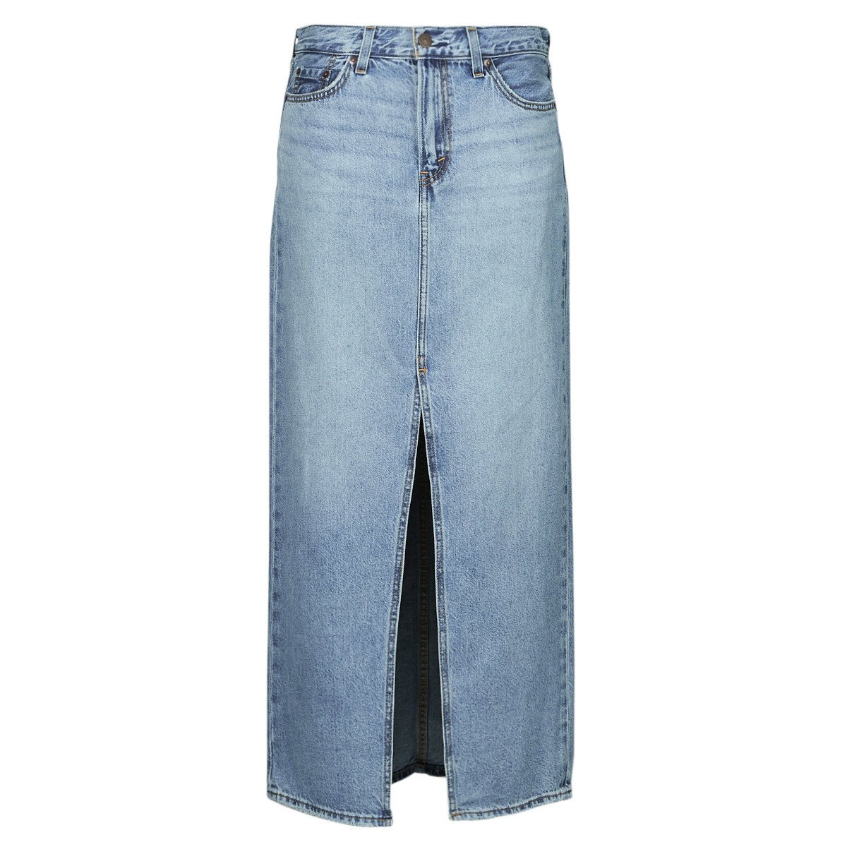 Levis  ANKLE COLUMN SKIRT  Modrá