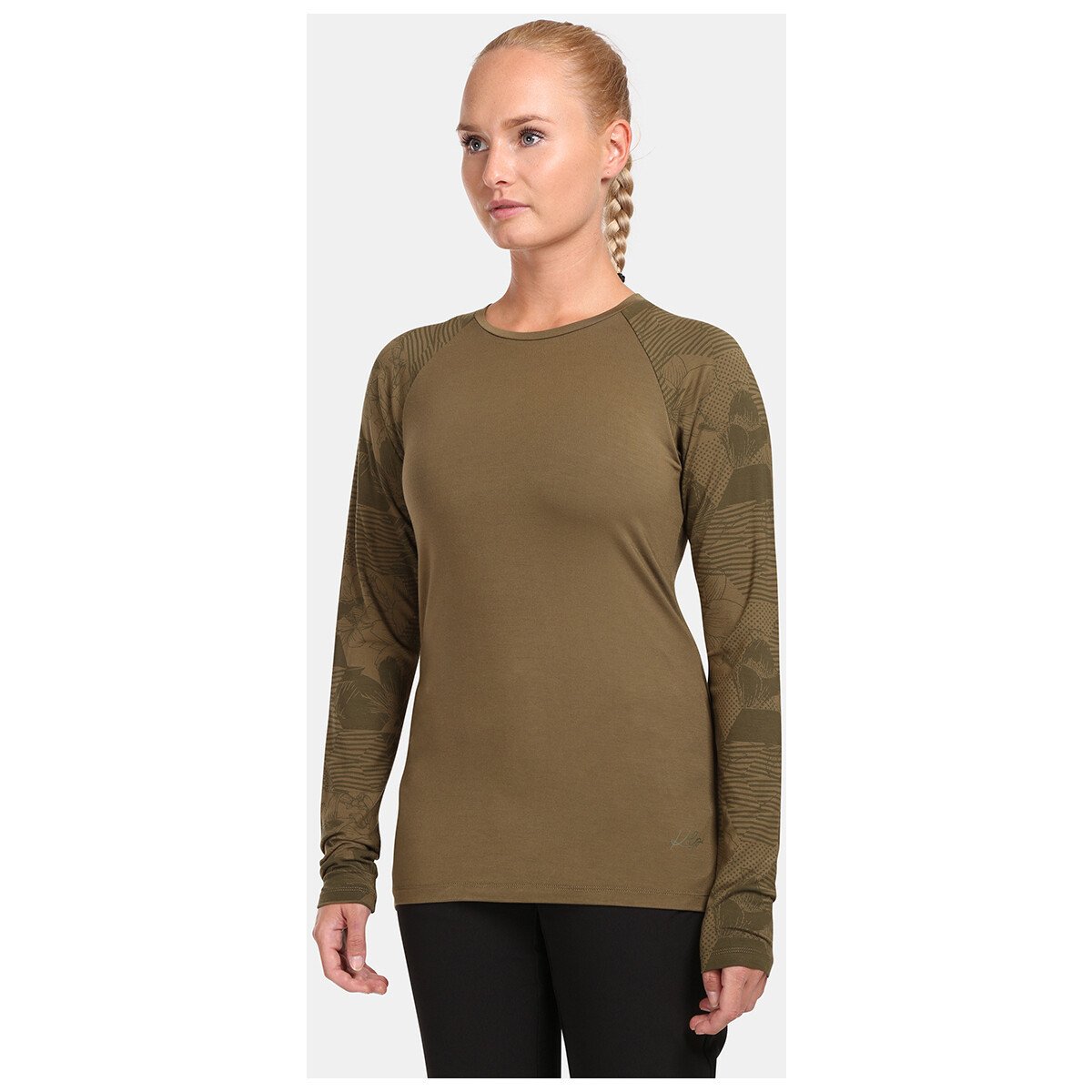 Kilpi  Dámské tričko s dlouhým rukávem  VENDELIA-W  Zelená