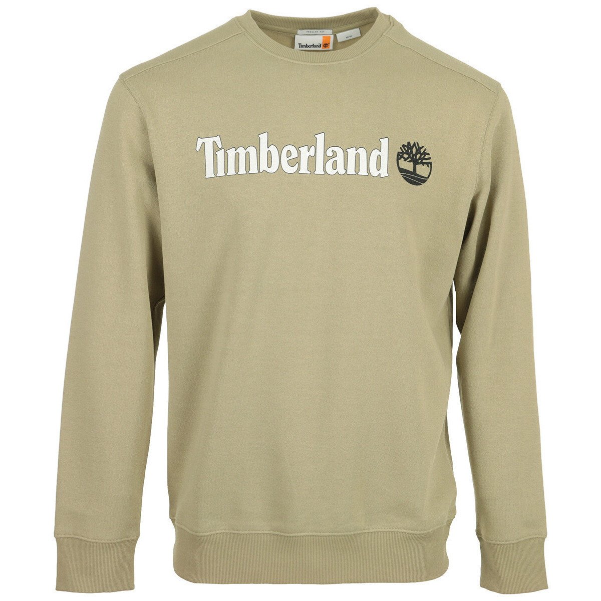 Timberland  Linear Logo Crew Neck  Béžová