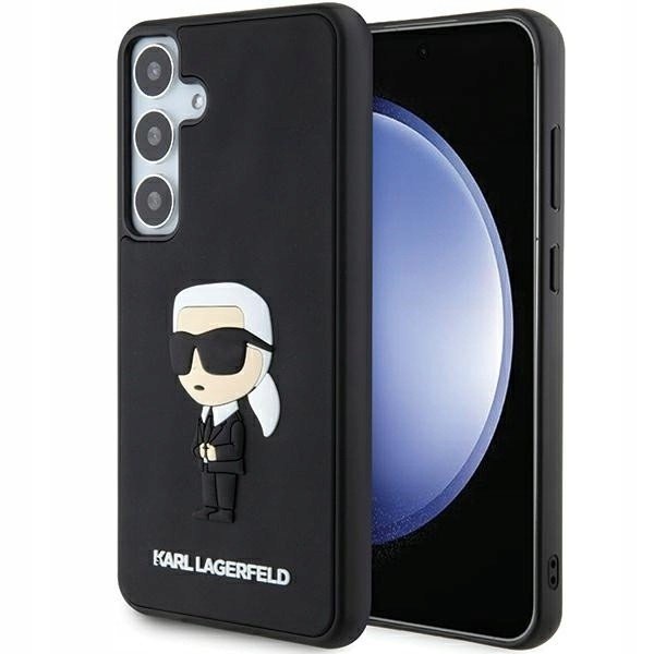 Originální Pouzdro Karl Lagerfeld hardcase 3D Rubber Ikonik KLHCS24S3DRKINK pro