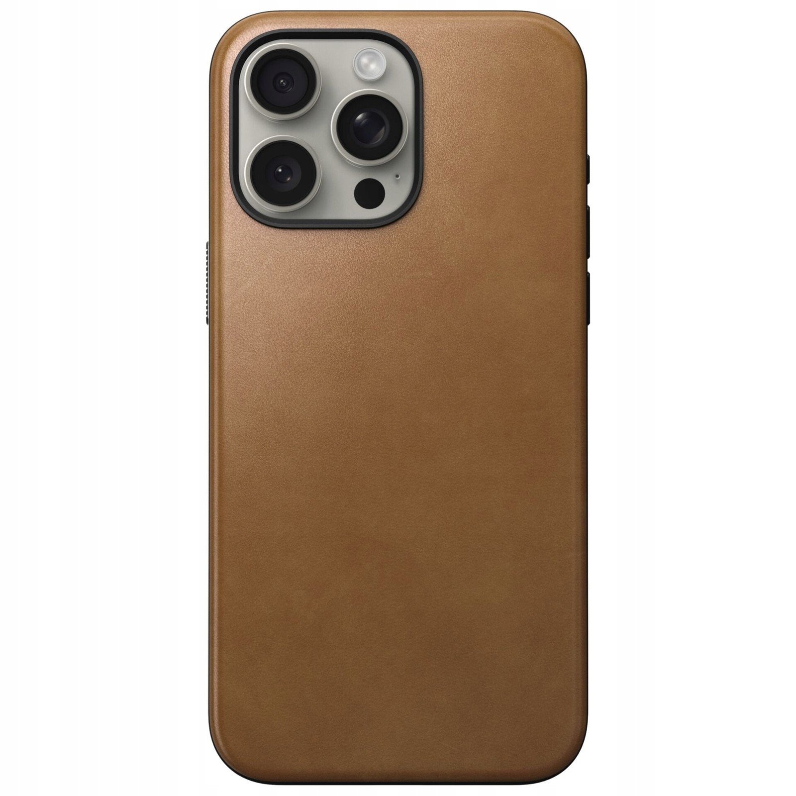 Nomad Leather Case Modern Pouzdro Zadní Kryt Obal Kůže pro iPhone 15 Pro Max