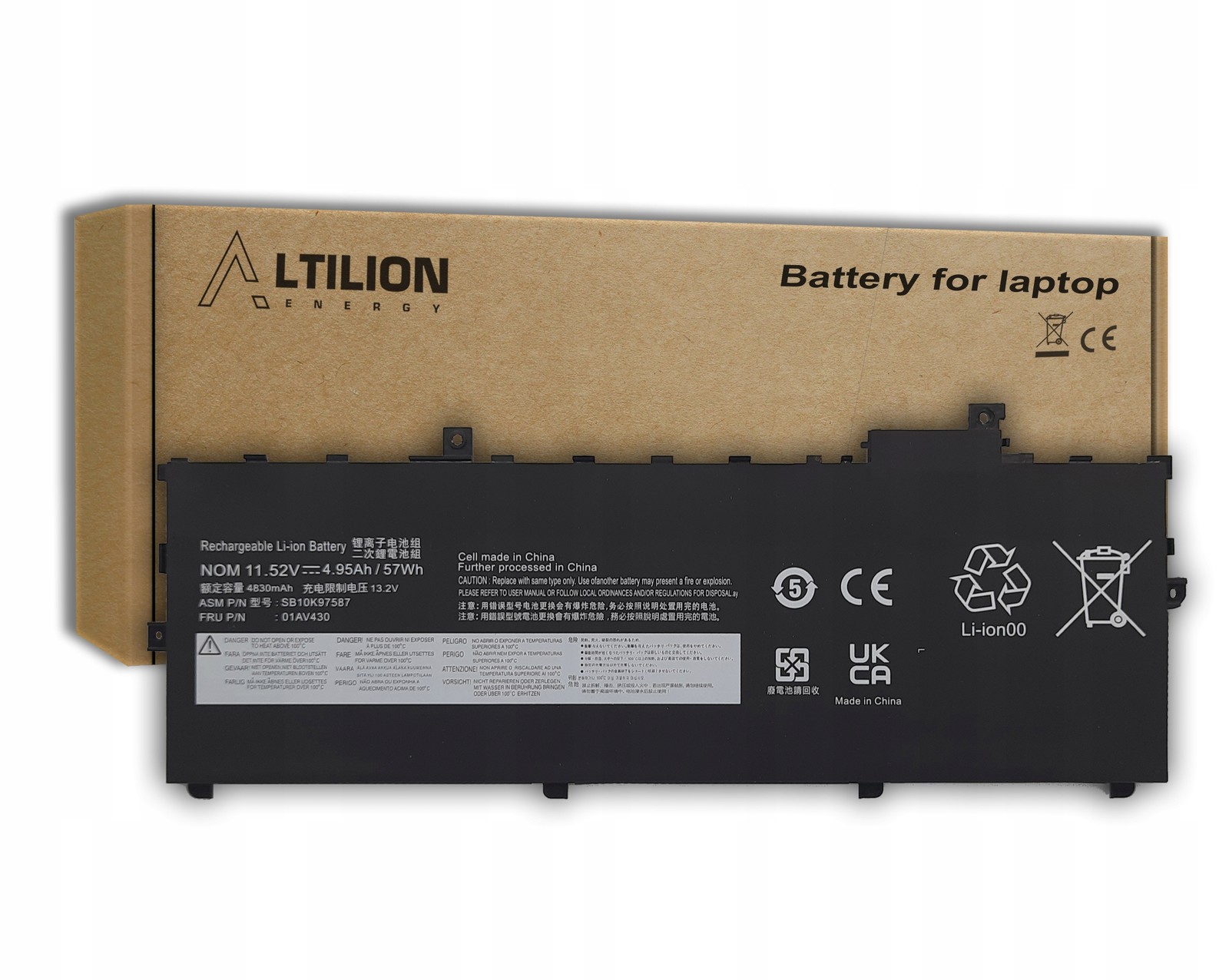 Baterie 01AV430 01AV431 01AV494 01AV429 pro Lenovo ThinkPad X1 Carbon