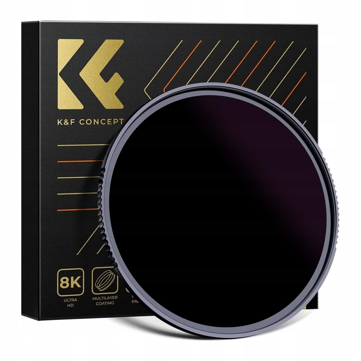 Solární filtr ND100000 pro fotorámečky K&f Concept na 49mm 49mm