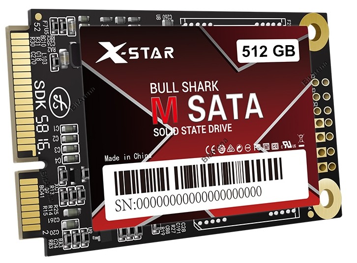 Ssd disk X-Star Bull Shark 512GB mSATA