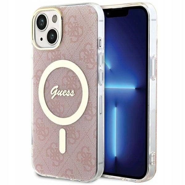 GUHMP15SH4STP iPhone 15 14 13 6.1' růžový/pink hardcase IML 4G MagSafe