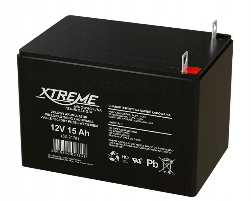 Blow Gelová baterie 12V 15Ah Xtreme
