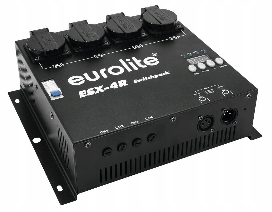 Eurolite ESX-4R DMX Rdm Switch Pack vypínač 4 kanály