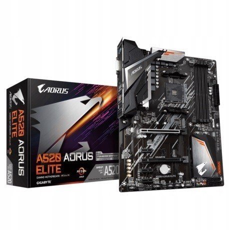 Gigabyte Základní deska A520 Aorus Elite AM4 4DDR4 Hdmi/dvi M.2 Atx