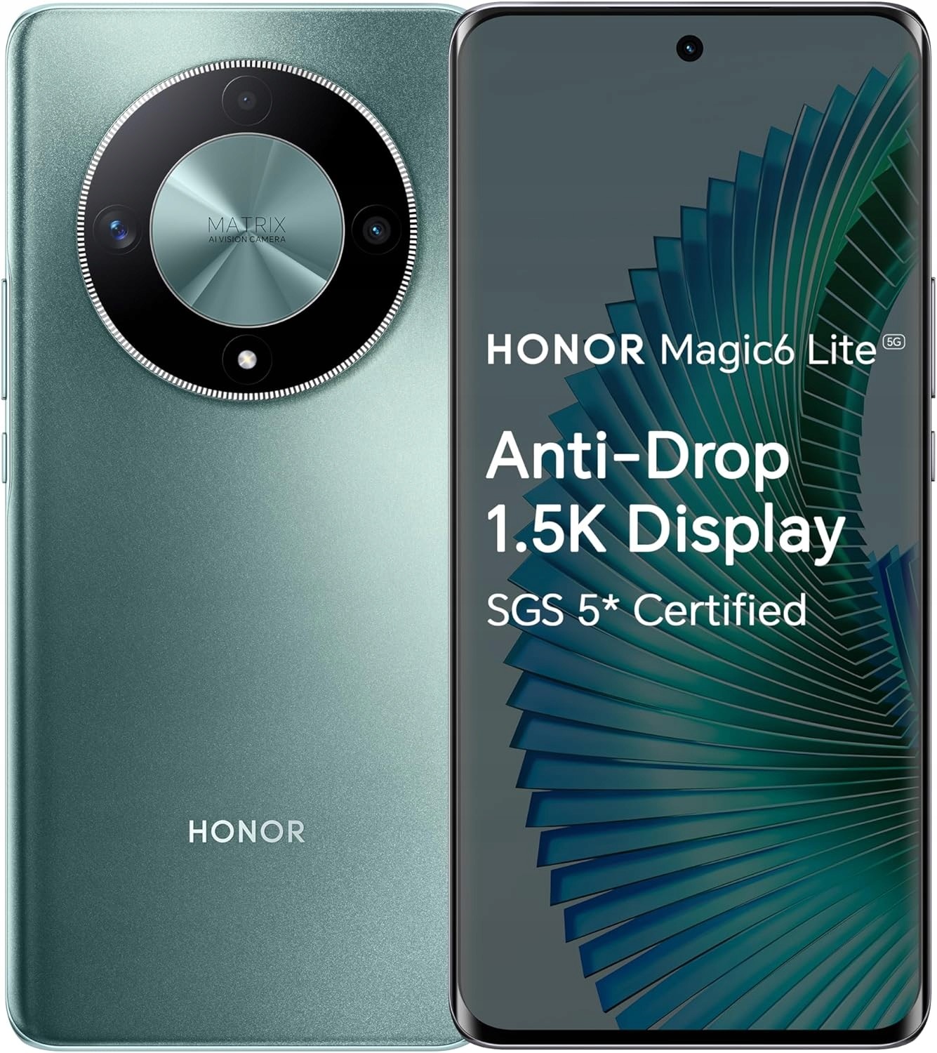 Chytrý telefon Honor Magic6 Lite 8 Gb 256 Gb 5G zelený