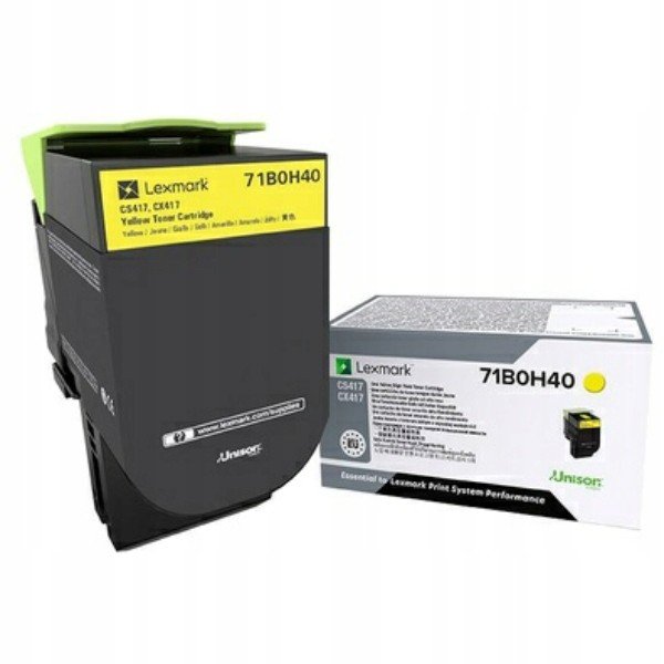 Lexmark 71B0H40 toner, yellow (žlutý)