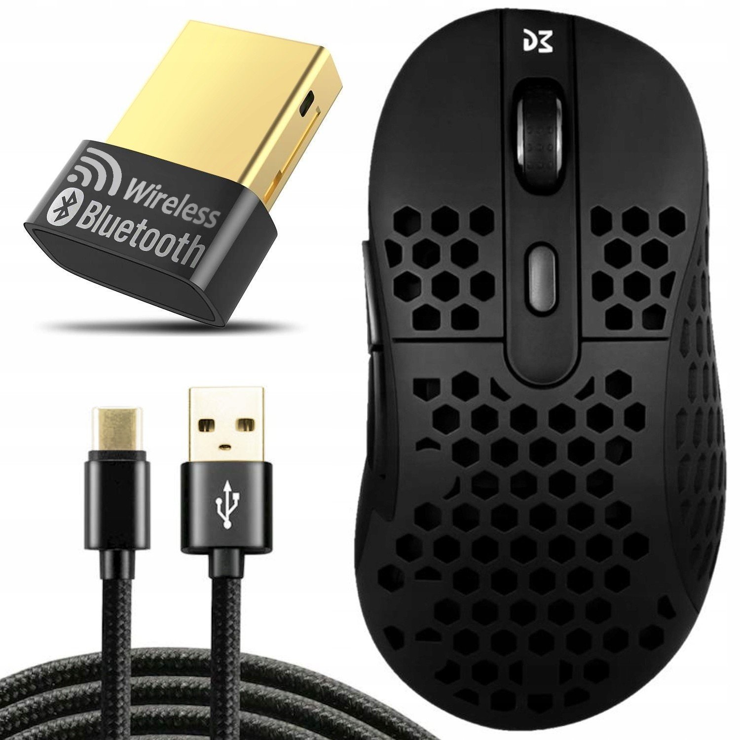 Usb myš Dreammachines DM6 Holey Trio Gaming Bt