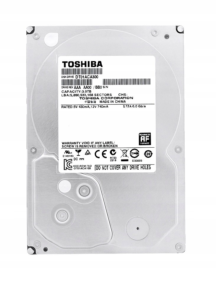Pevný Disk Toshiba DT01ACA300 3,5