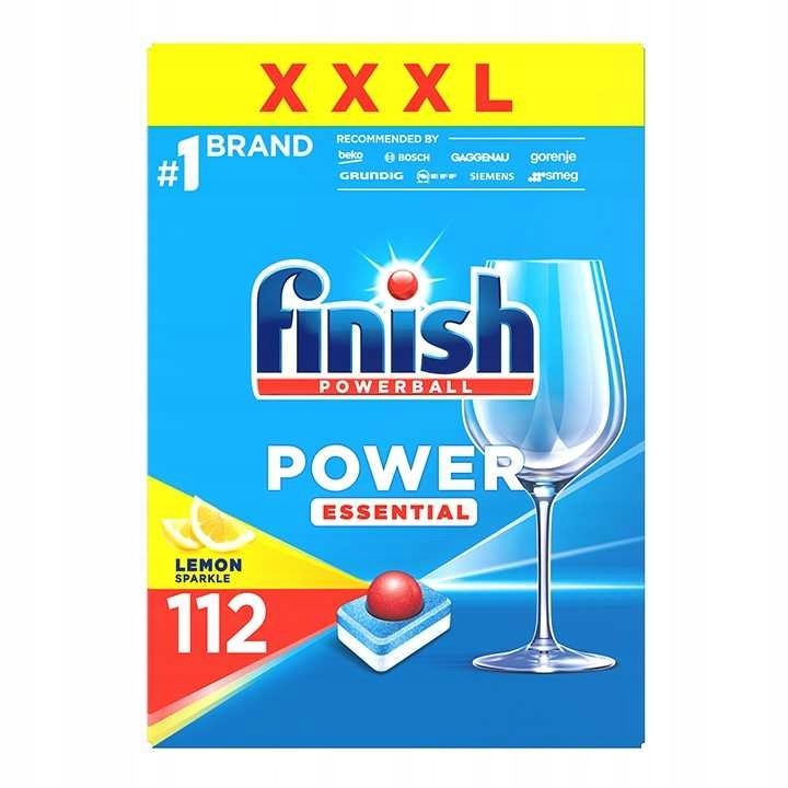 Finish Power Essential 112 Ks Lemon Multifunkční Tablety Do Myčky