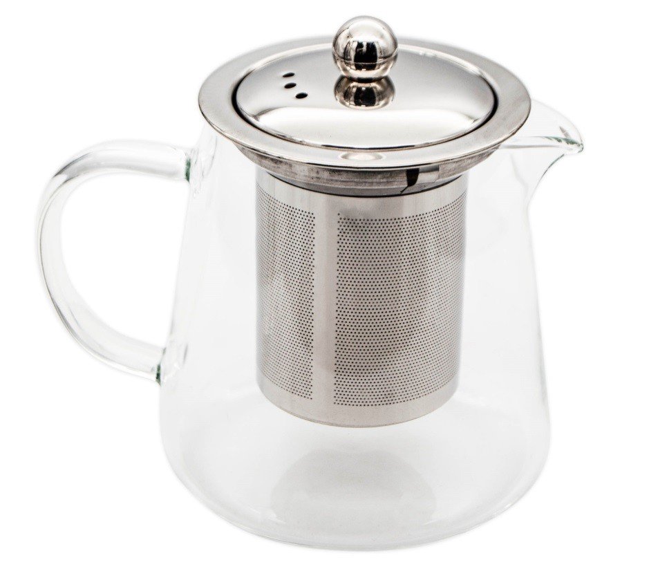 Konvice sklo/nerez s filtrem 600ml  MEYERHOFF