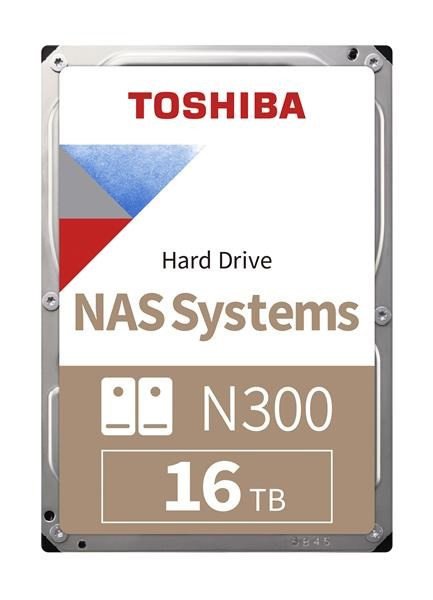 TOSHIBA HDD N300 NAS 16TB, SATA III, 7200 rpm, 512MB cache, 3, 5\