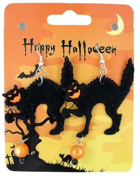 Rappa Náušnice Kočky čarodějnické  122802