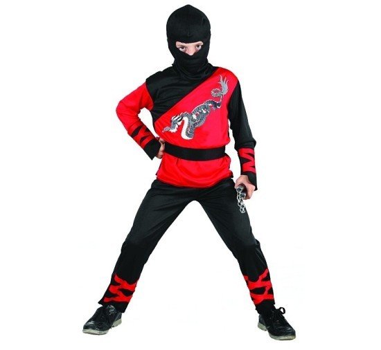 GoDan Dětský kostým - DRAGON NINJA - vel. 120–130 cm