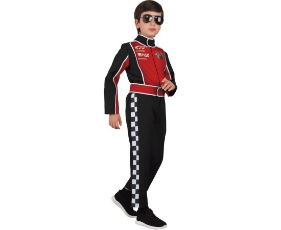 GoDan Dětský kostým - RACING DRIVER - vel. 120–130 cm