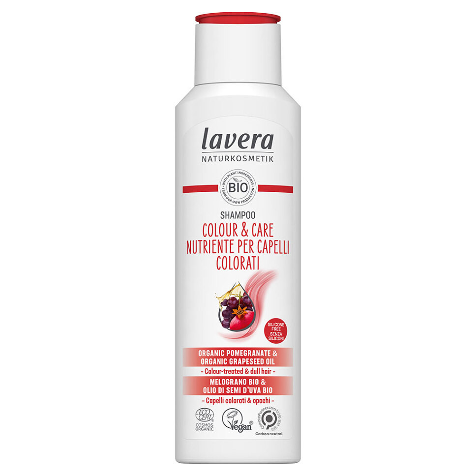 Lavera Šampon pro barvené a matné vlasy Colour & Care (Shampoo) 250 ml