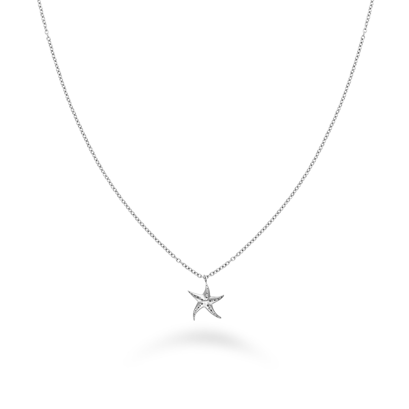 Rosefield Ocelový náhrdelník s mořskou hvězdicí Essentials JNSNS-J831