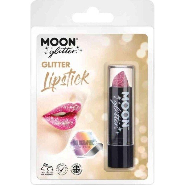 RTĚNKA s glitry holografická růžová