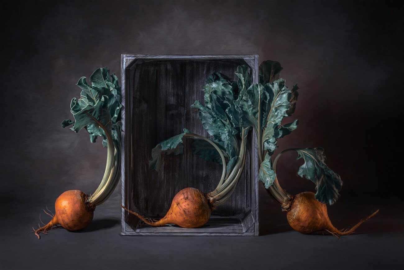 Lydia Jacobs Umělecká fotografie Three Beets, Lydia Jacobs, (40 x 26.7 cm)