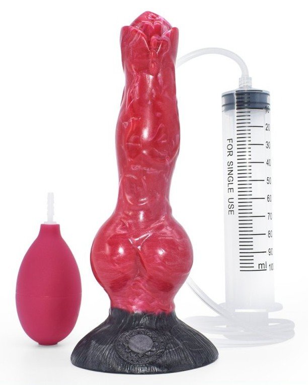 Monster Woofix ejaculating dildo 18 x 6 cm