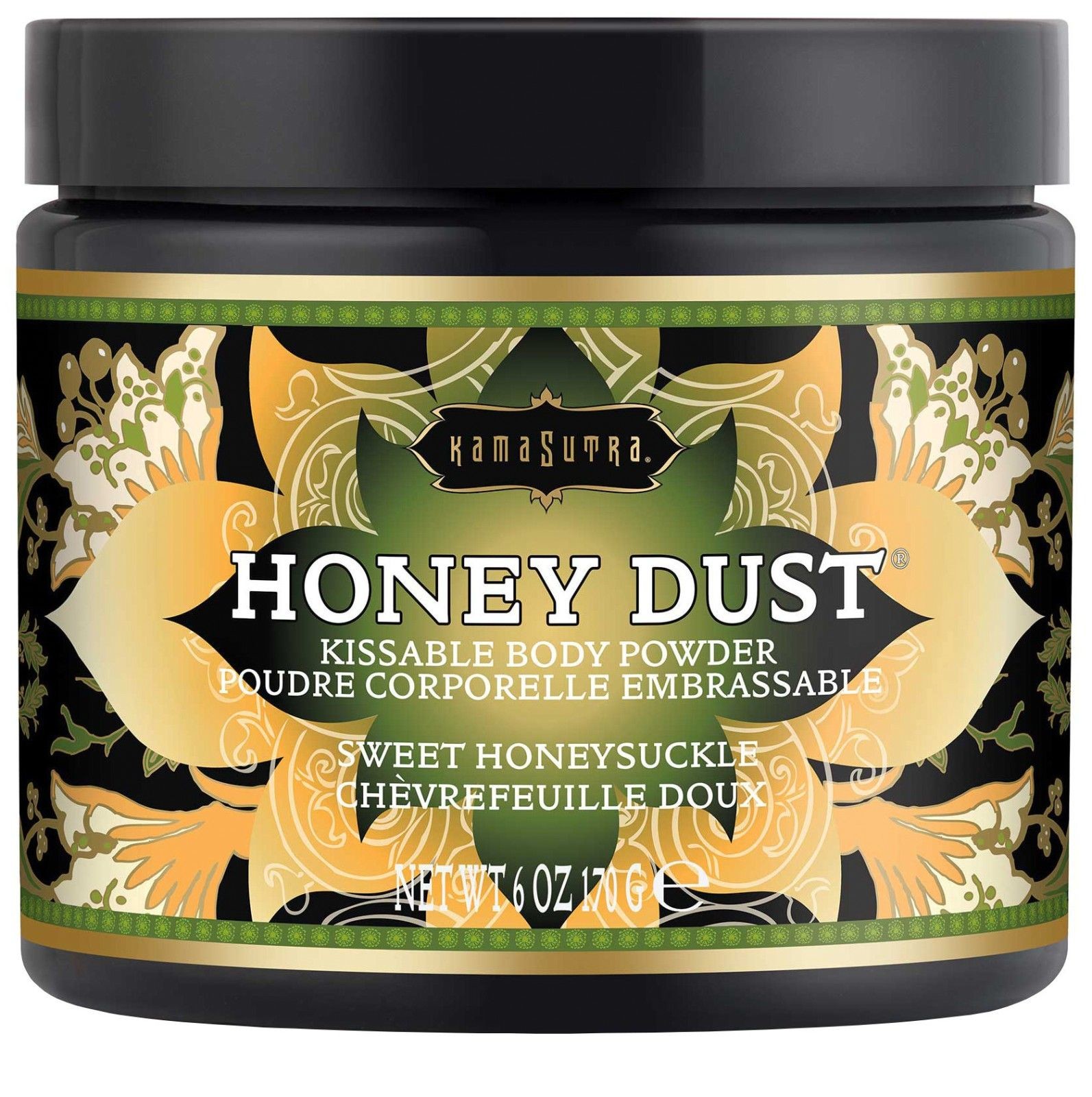 Kama Sutra Slíbatelný tělový pudr Honey Dust Sweet Honeysuckle - Kama Sutra, 170 g