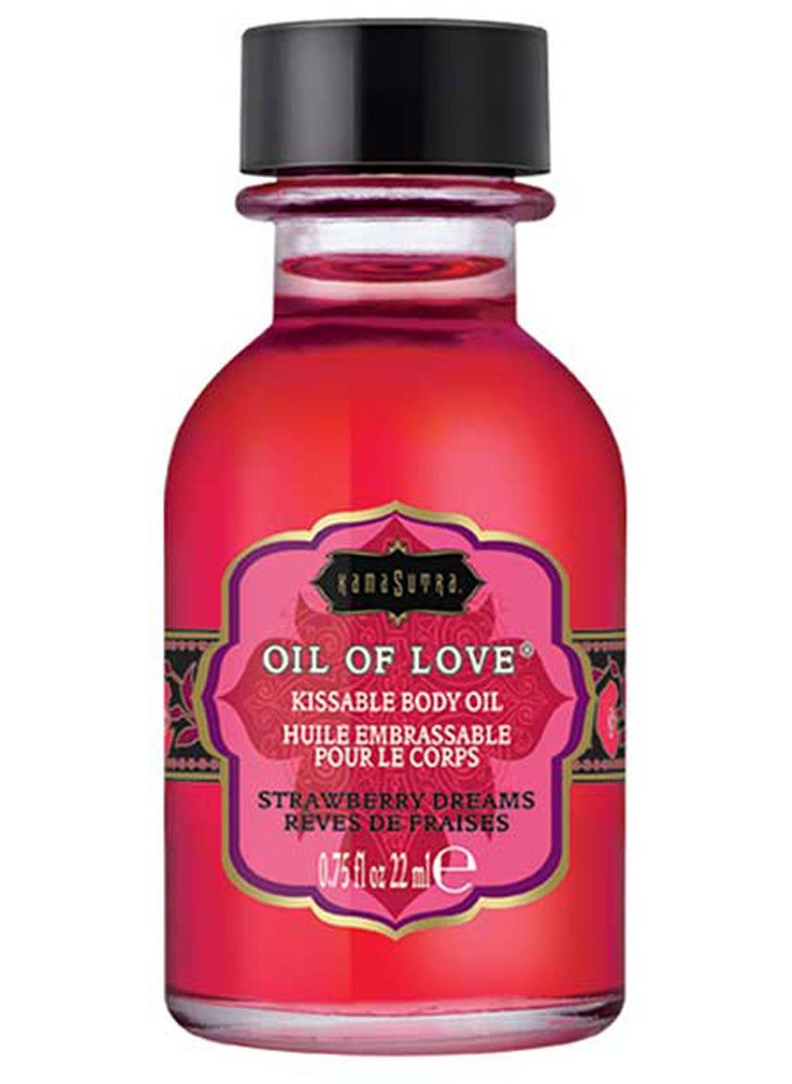 Kama Sutra Slíbatelný tělový olej OIL OF LOVE Strawberry Dreams - Kama Sutra, 22 ml
