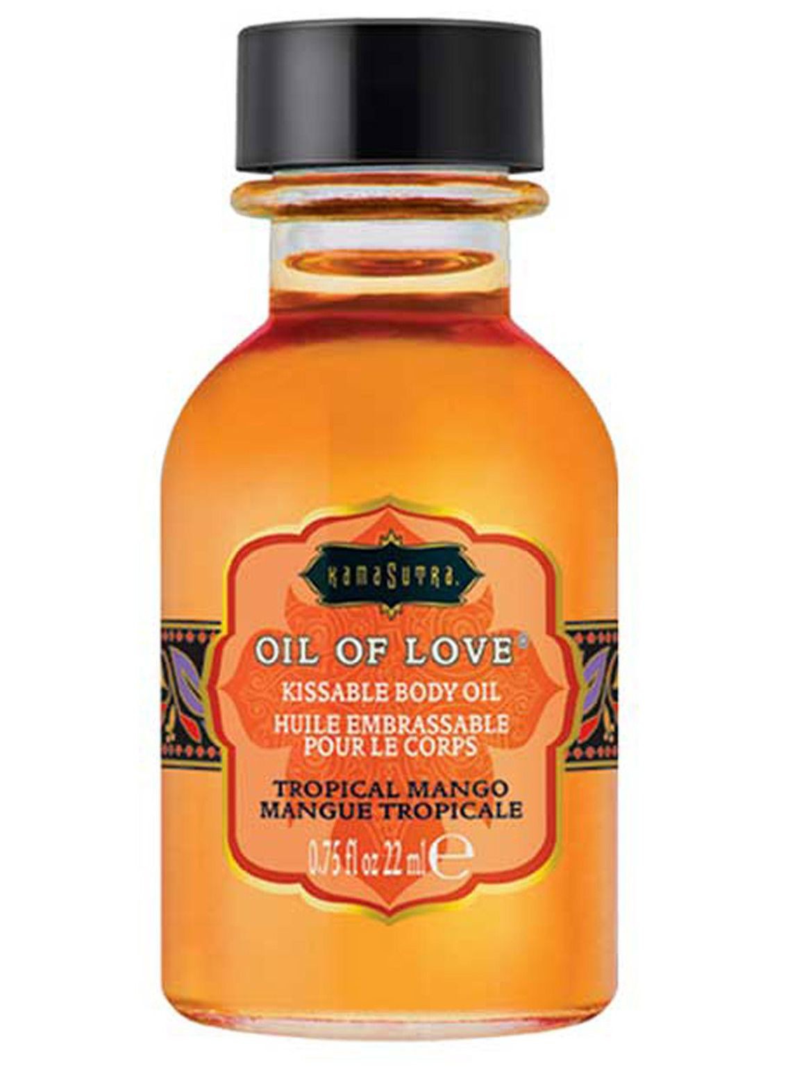 Kama Sutra Slíbatelný tělový olej OIL OF LOVE Tropical Mango - Kama Sutra, 22 ml
