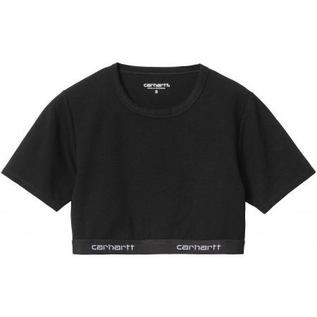 Triko Carhartt Wip Script Crop Top Wms - Černá - L