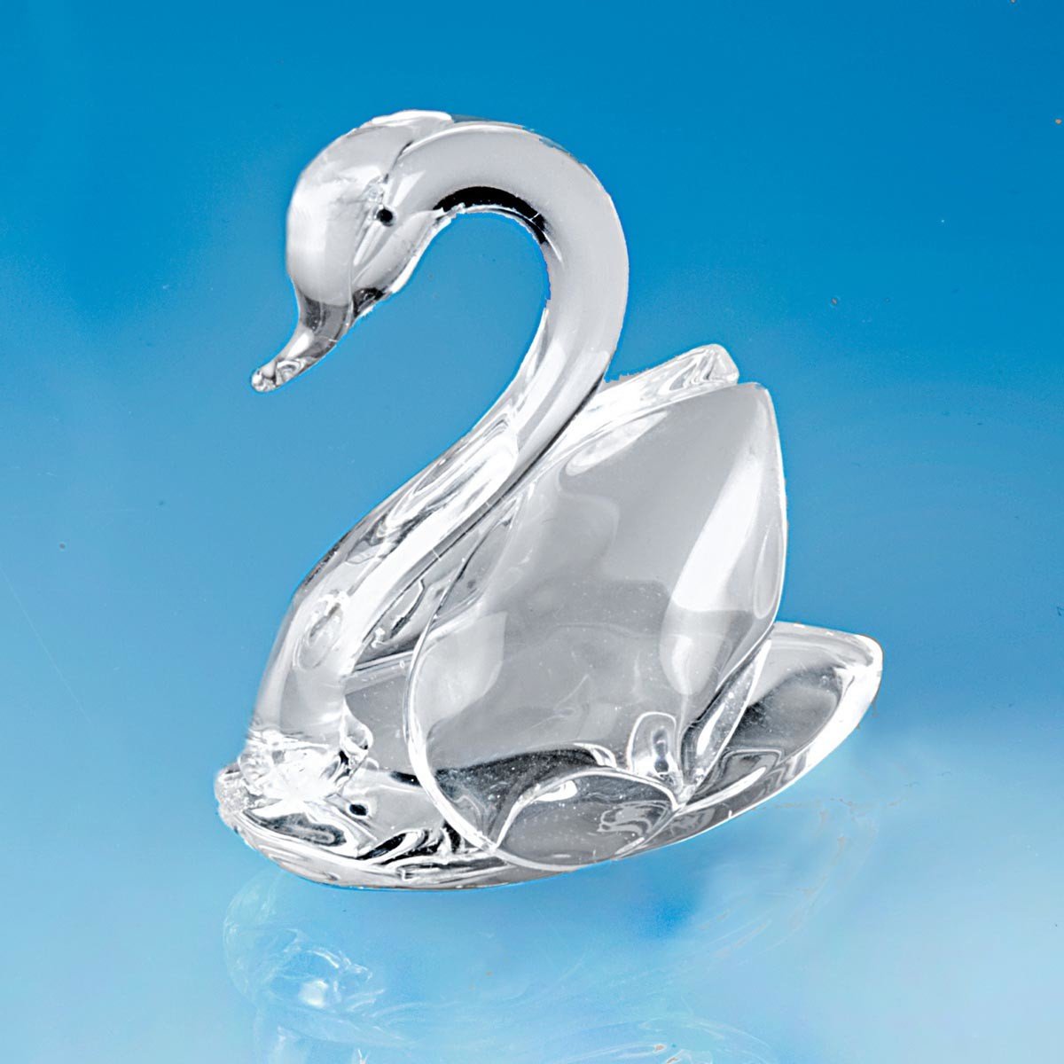 Astoreo Dekorativní skleněná labuť