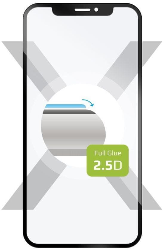 FIXED Ochranné tvrzené sklo Full-Cover Xiaomi Redmi Note 13, lepení přes celý displej, černé FIXGFA-1282-BK