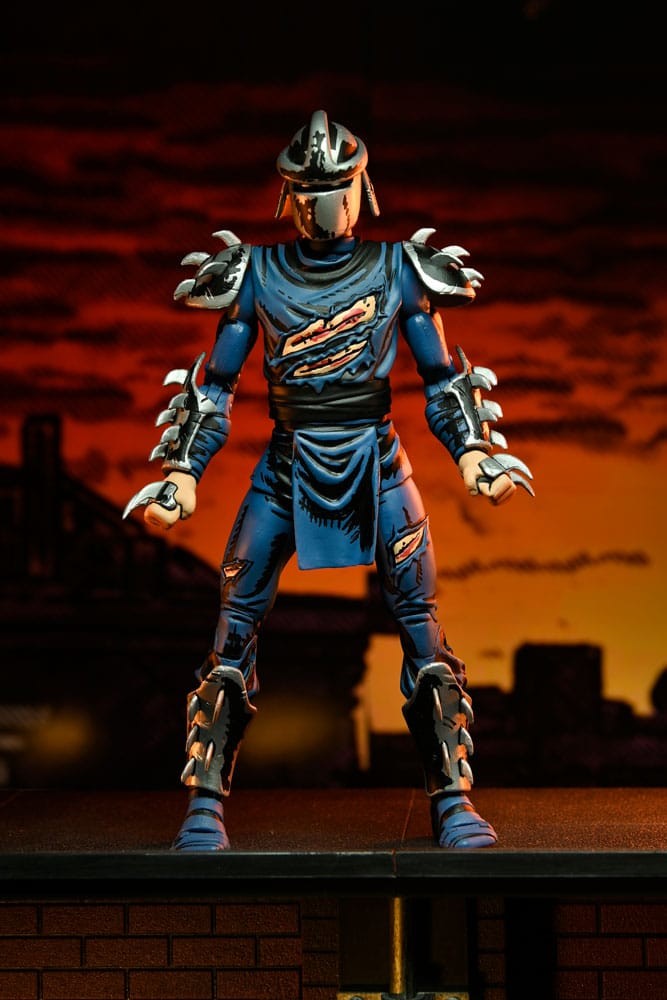 NECA | Želvy Ninja - sběratelská figurka Battle Damaged Shredder (Mirage Comics) 18 cm