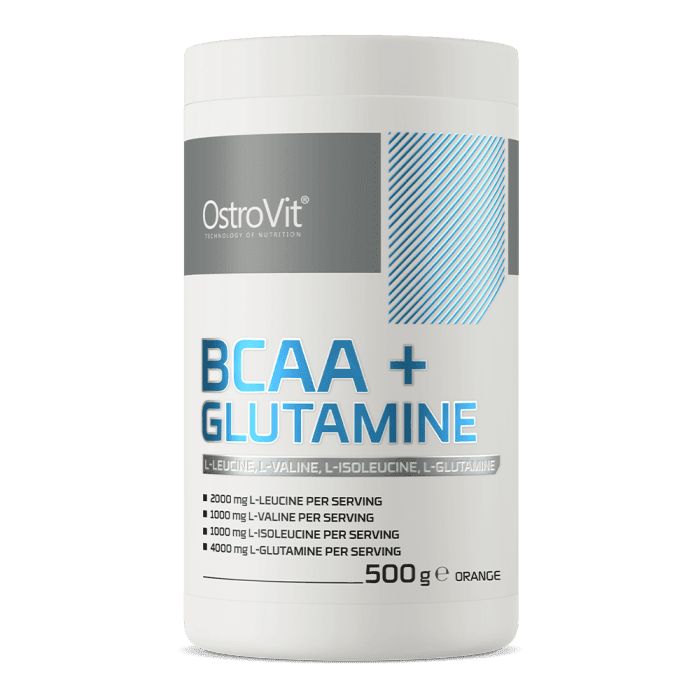 BCAA + glutamin 500 g citrón - OstroVit