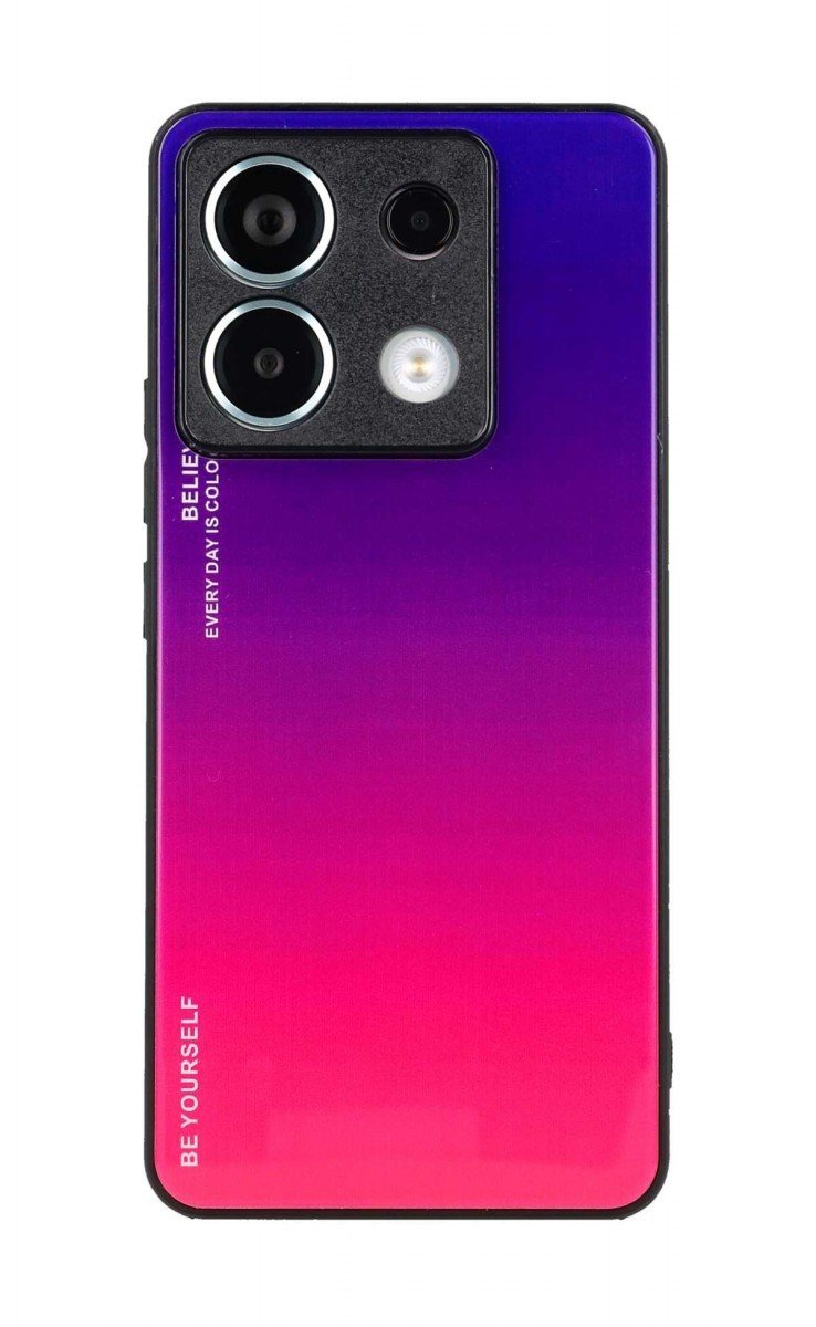 Kryt TopQ LUXURY Xiaomi Redmi Note 13 Pro 5G pevný duhový fialový 118156