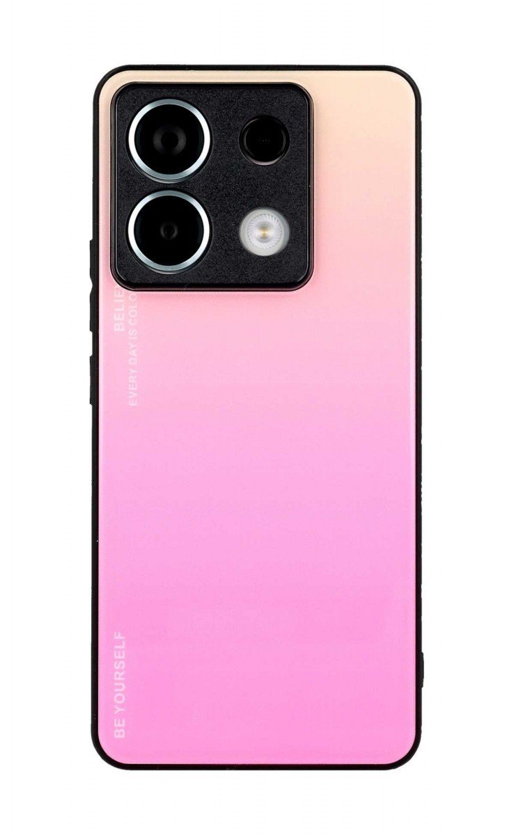 Kryt TopQ LUXURY Xiaomi Redmi Note 13 Pro 5G pevný duhový meruňkový 118154
