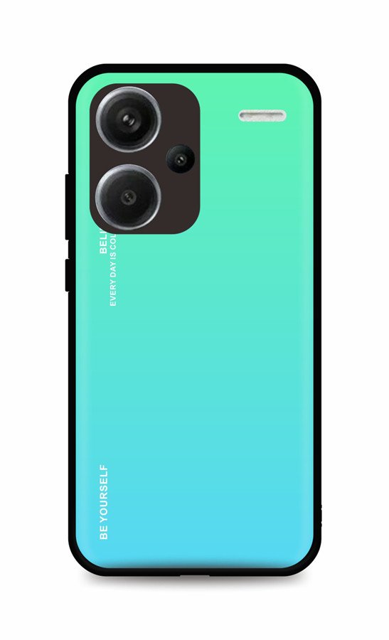 Kryt TopQ LUXURY Xiaomi Redmi Note 13 Pro+ 5G pevný duhový zelený 118130