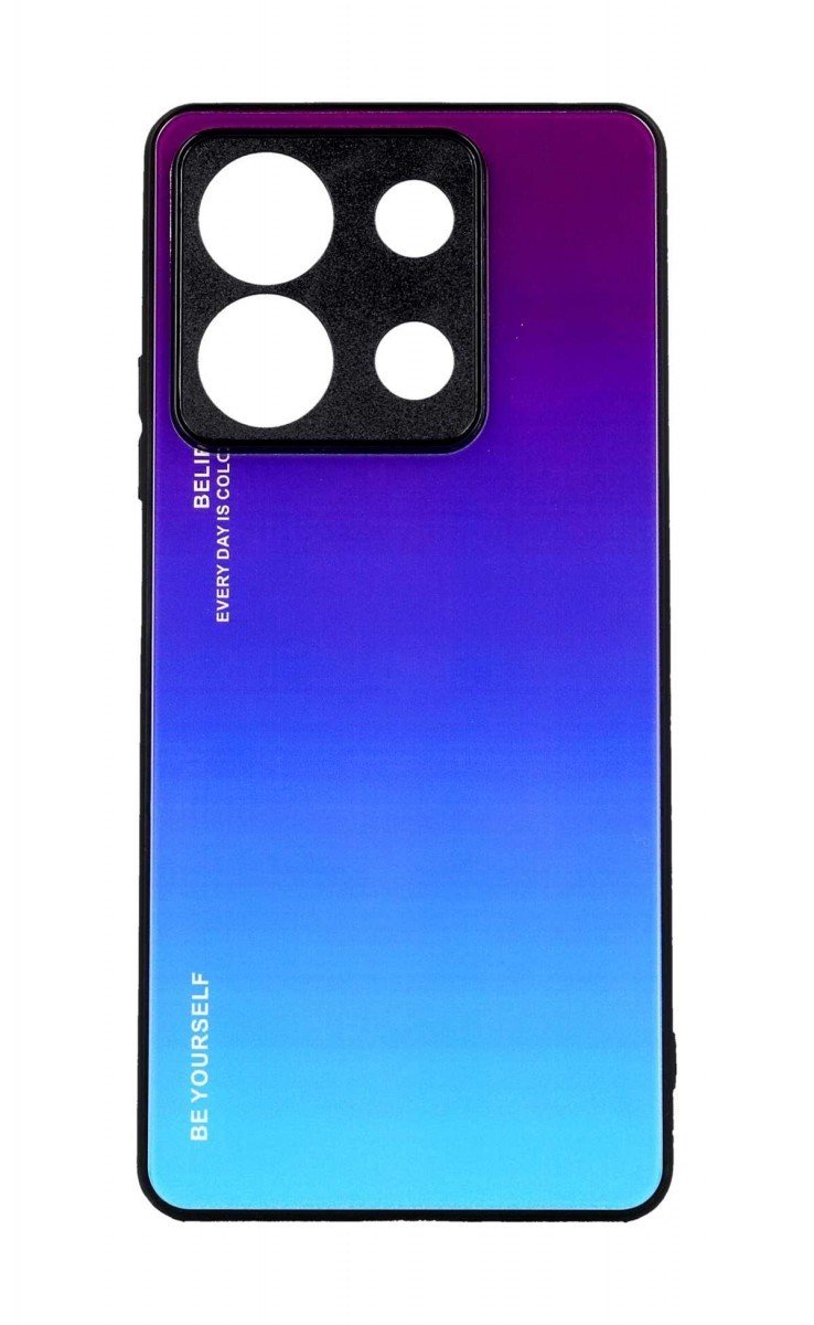 Kryt TopQ LUXURY Xiaomi Redmi Note 13 5G pevný duhový purpurový 118093