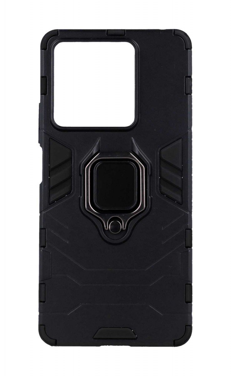 Kryt TopQ Xiaomi Redmi Note 13 5G odolný černý s prstenem 118010