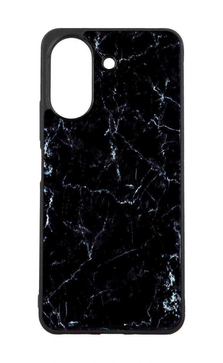 Kryt TopQ Marble Xiaomi Redmi 13C pevný Smoky Black 117923