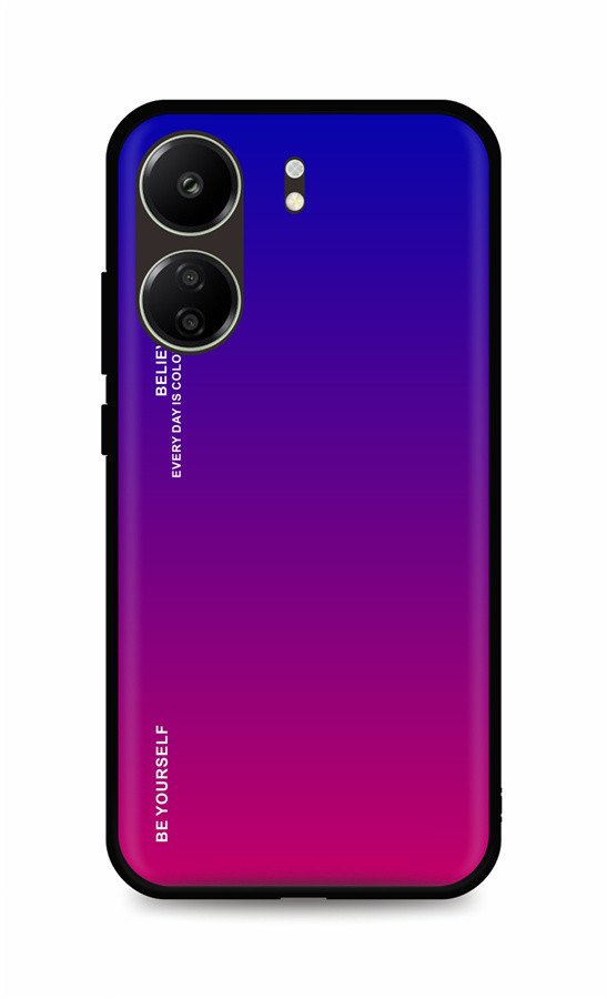 Kryt TopQ LUXURY Xiaomi Redmi 13C pevný duhový fialový 117916