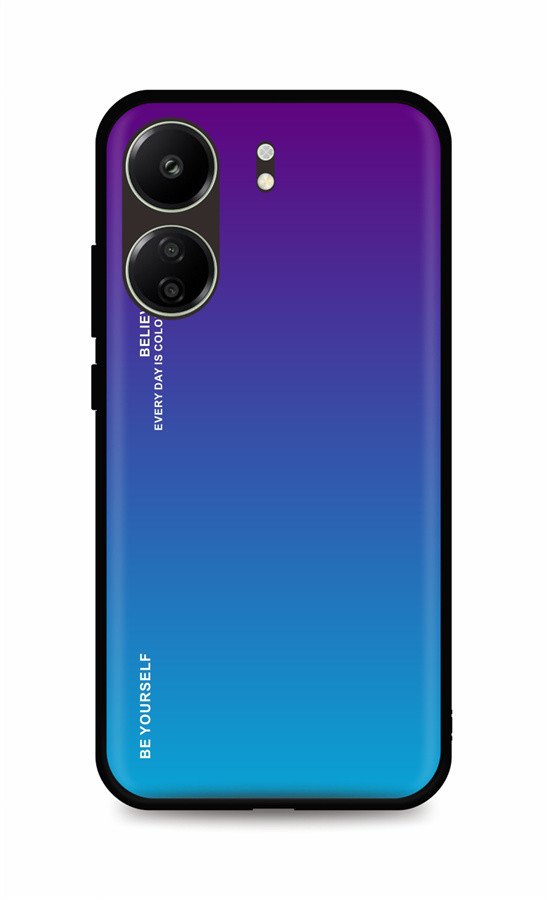 Kryt TopQ LUXURY Xiaomi Redmi 13C pevný duhový purpurový 117915