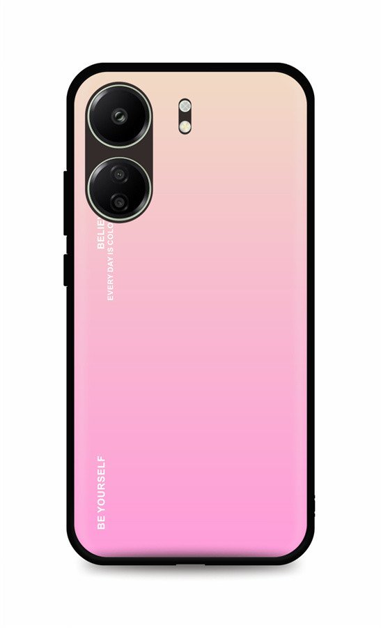 Kryt TopQ LUXURY Xiaomi Redmi 13C pevný duhový meruňkový 117913