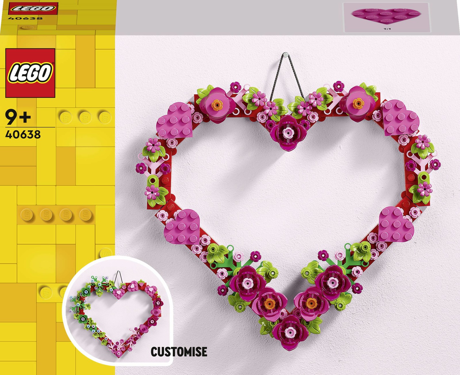 40638 LEGO® ICONS(TM) Dekorace ve tvaru srdce