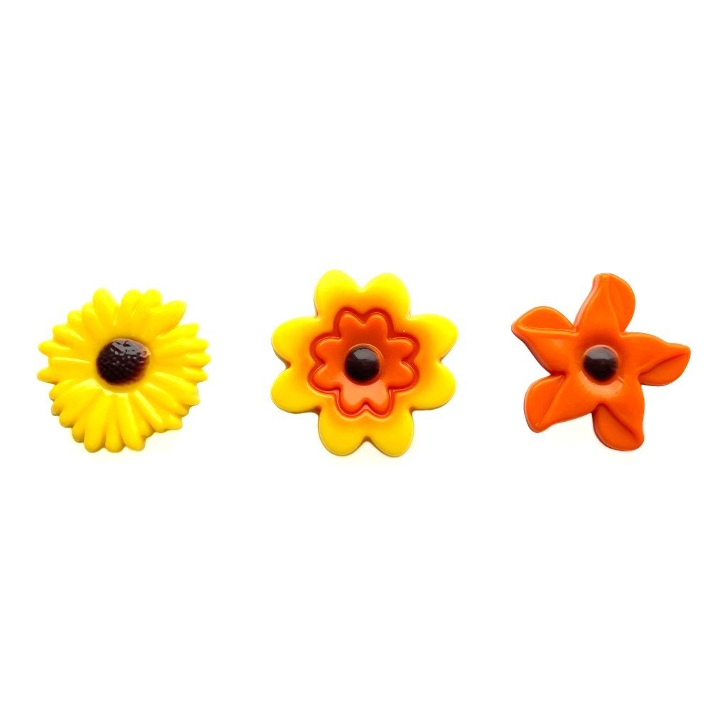 Čokoládová dekorace květinový set 42ks