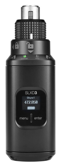 Shure Pro SLXD3 H56 518-562 MHz