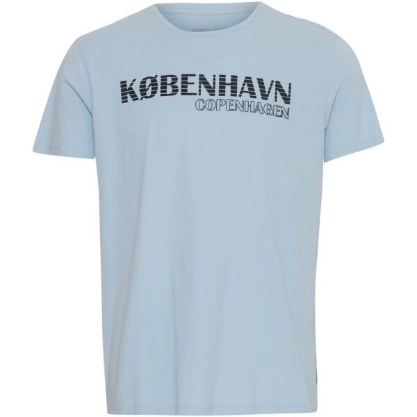 BLEND REGULAR FIT Pánské tričko, světle modrá, veľkosť S