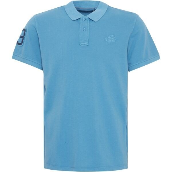 BLEND POLO REGULAR FIT Pánské polotričko, světle modrá, veľkosť L